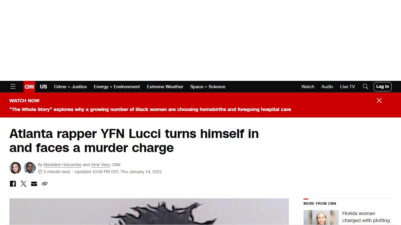 Atlanta rapper YFN Lucci turns himself in and faces a murder charge